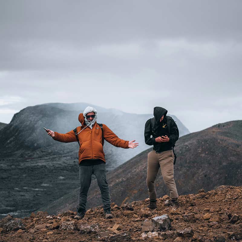 Ver volcanes en grupo